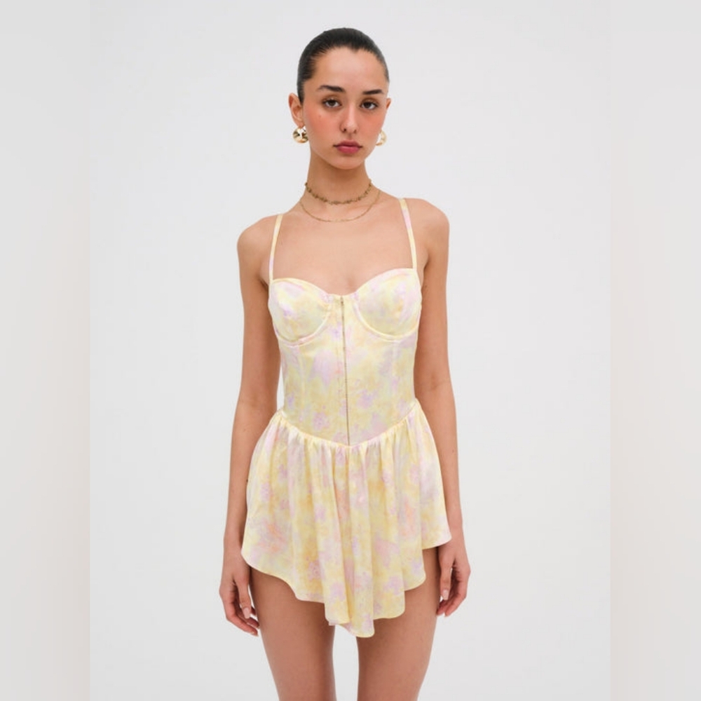 For Love And Lemons 🩷🍋 Charlene Mini Dress